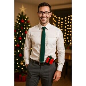 FAIRLANE & SONS MENS DRESS PANTS /slim fit stretch flannel trouser grey 32/32